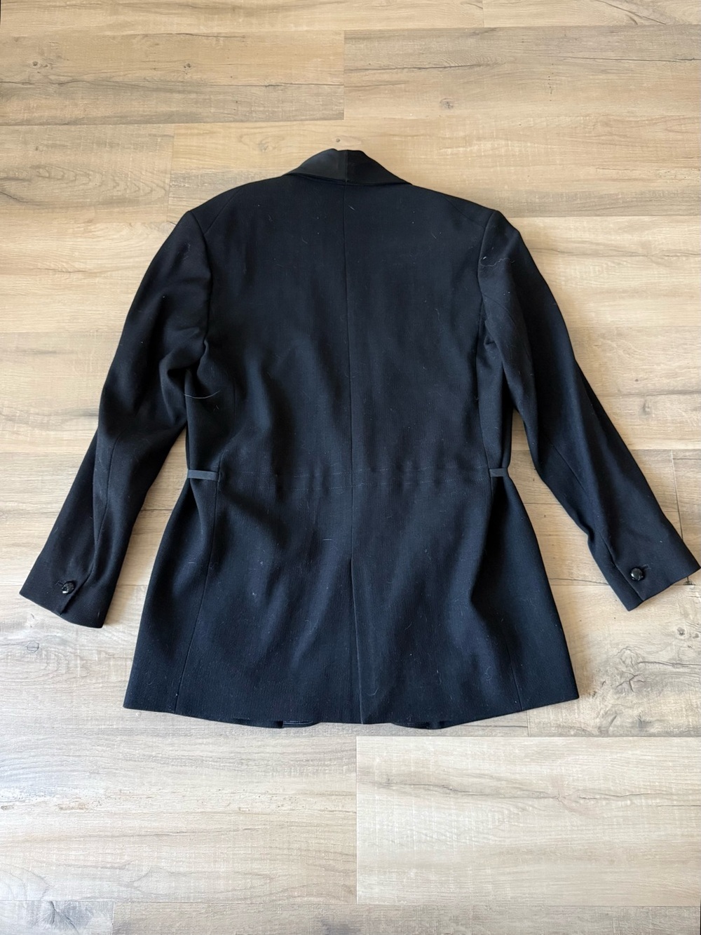 Isabel Marant x H&M Black Wool Silk Tuxedo Blazer - US 10 (Medium) - Picture 5 of 8